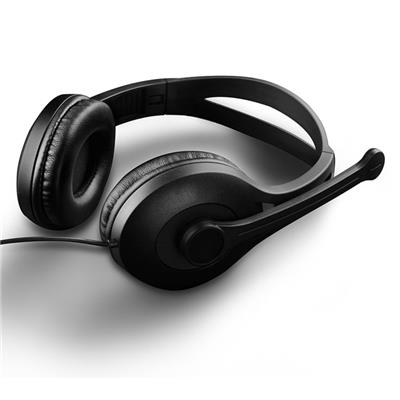 漫步者（EDIFIER) 头戴式立体声耳麦 K800单孔版   黑色